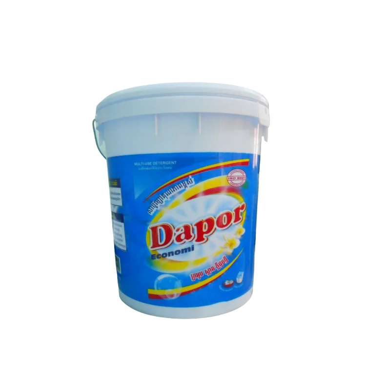 Big volume high efficient washing detergent bucket with nice fragrant/ Customized detergent laundry