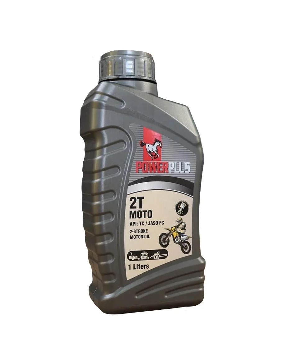 PowerPlus 2T Moto TC/JASO FC 2 Stroke Motorcycle Oil 1 Liter High Performance SkorOil Motor Oil Lubricants Engine Oil