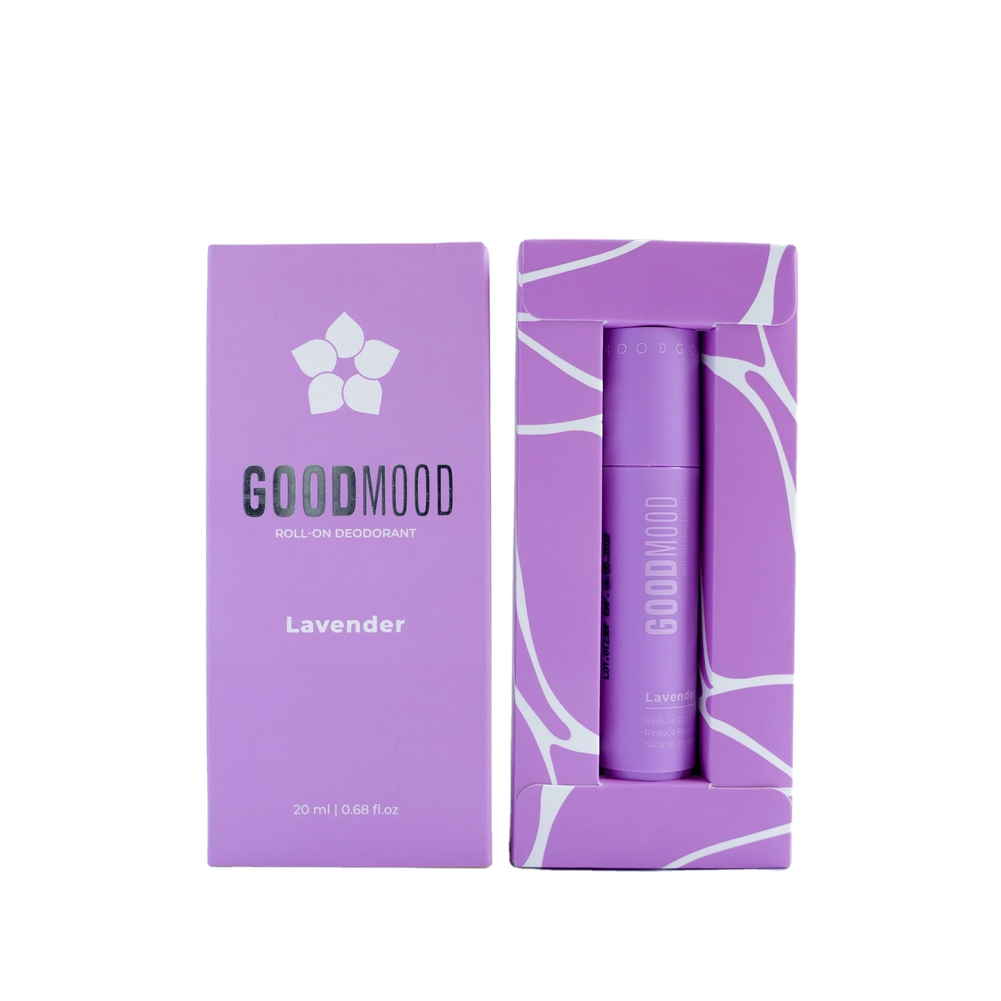 GOODMOOD Lavender Deodorant Roll-On Convenient Packaging 3 Years Shelf Life Body Use Wholesale Available Low MOQ Made Vietnam