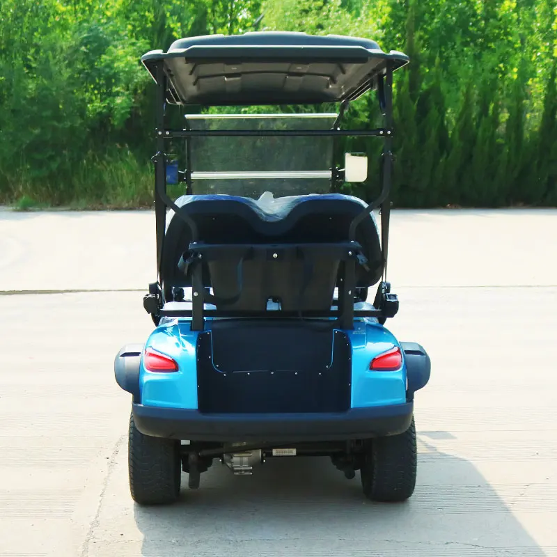 Hunting Street Legal 6 Seater Electric GolfCar 4x4 Golf Cart DOM with Curtis Controller & KDS Motor