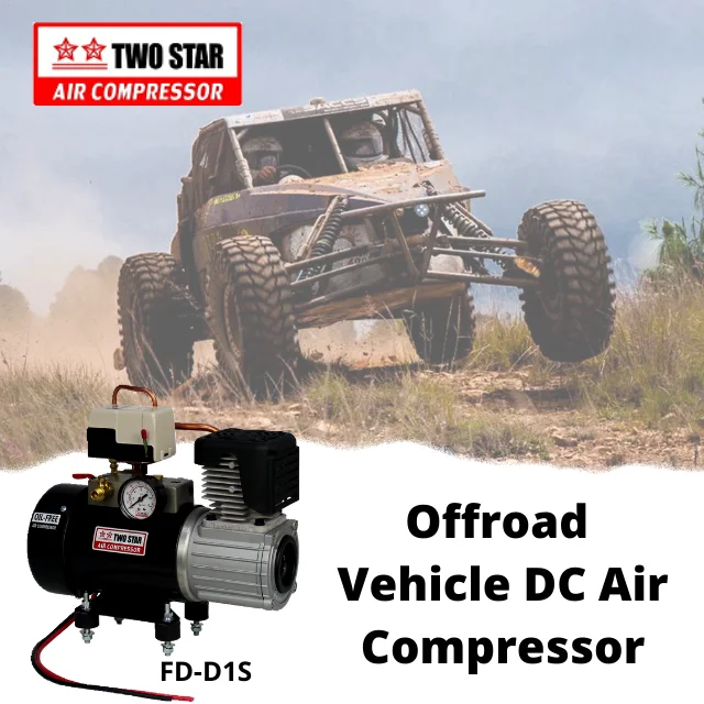 24V DC Waterproof Marine Heavy Duty Oil Free Professional Power Tools Air Piston Water Cart Onboard Built in Air Compressor