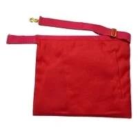 Masonic Scottish rite apron Mb apron with backing pocket and adjustable belt with Snack Set With excellent quality