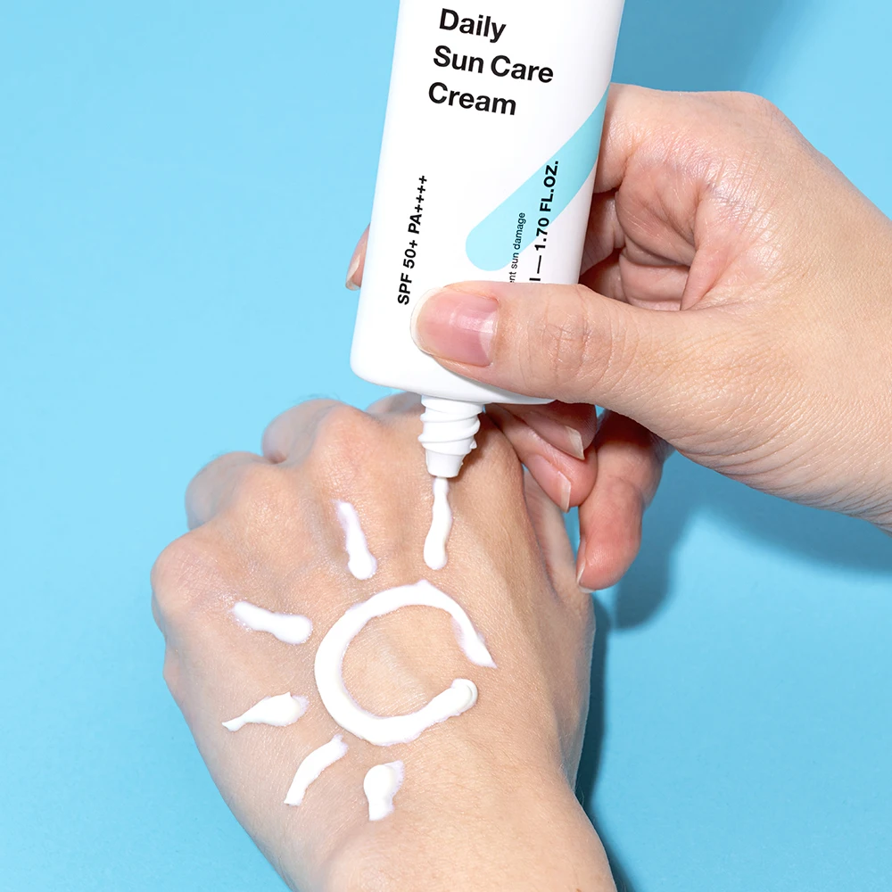TIAM 50ml Daily Sun Care Cream SPF 50+ PA++++ Korean Sunscreen with Niacinamide