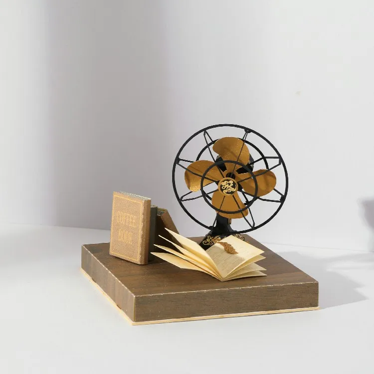 [4R] Wholesale Vintage Fan DIY Paper Model Craft Kit