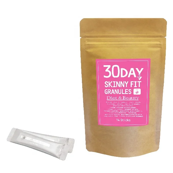 Health beauty herbal supplement granule product for slimming weight loss skinny diet fit flat tummy made in japan company