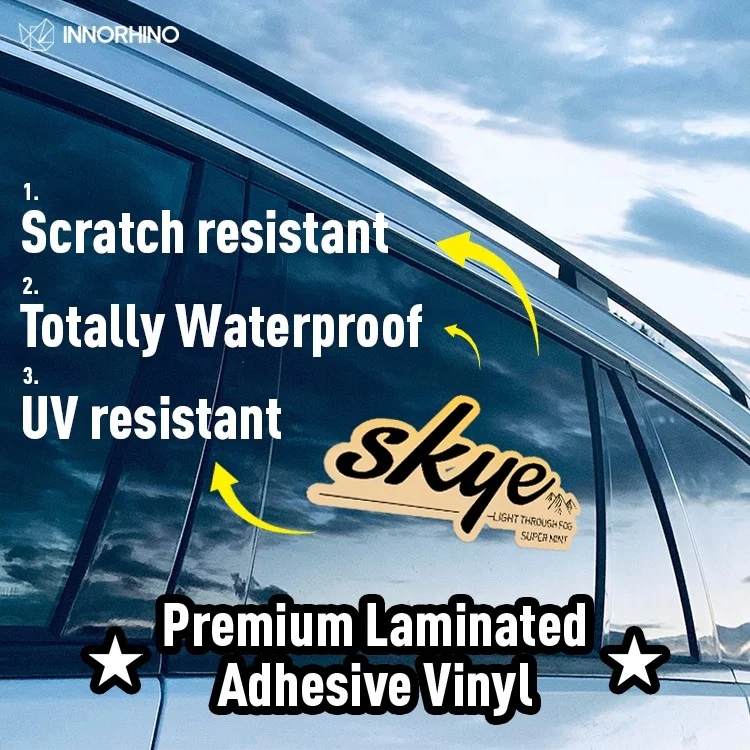 Индивидуальные наклейки на автомобильный бампер