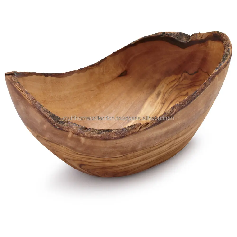 Hotel And Restaurants Supplies Natural Wood Serving Bowl Snacks Fruits Chat Elegant large Space Cup Amazing Storage Bowl