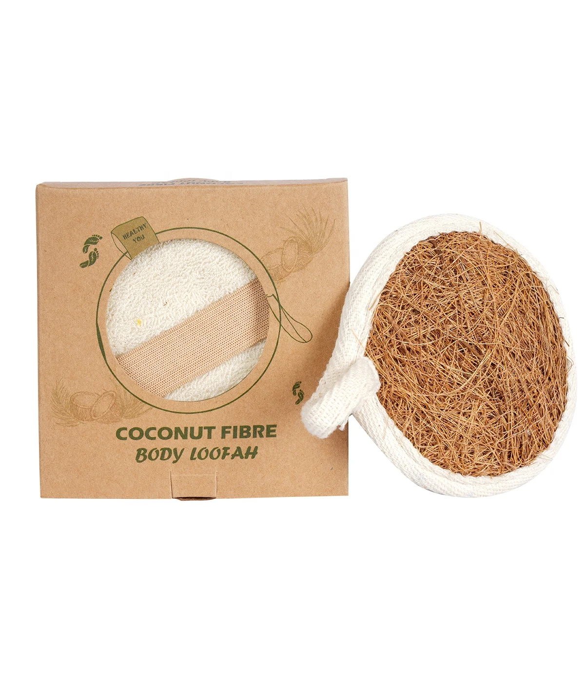 Многофункциональная натуральная душевая губка loofah luffa из кокосовых волокон для сухой кожи по заводской цене