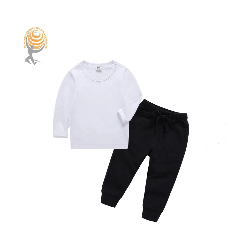 
Wholesale New Style Soft Comfortable Cotton hoodie o-neck plain jogger tracksuits kids Summer Kids Little Boy Suits For Boys 