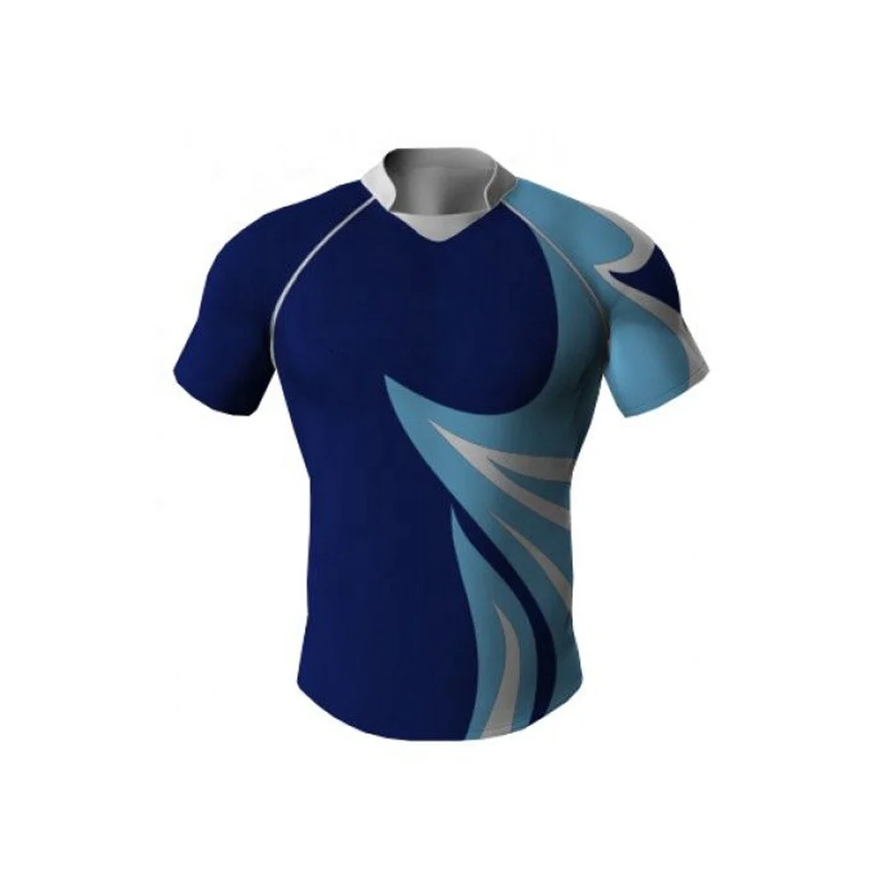Wholesale sublimation printed long sleeve shirt rugby women and rugby shorts custom rugby uniform with logo