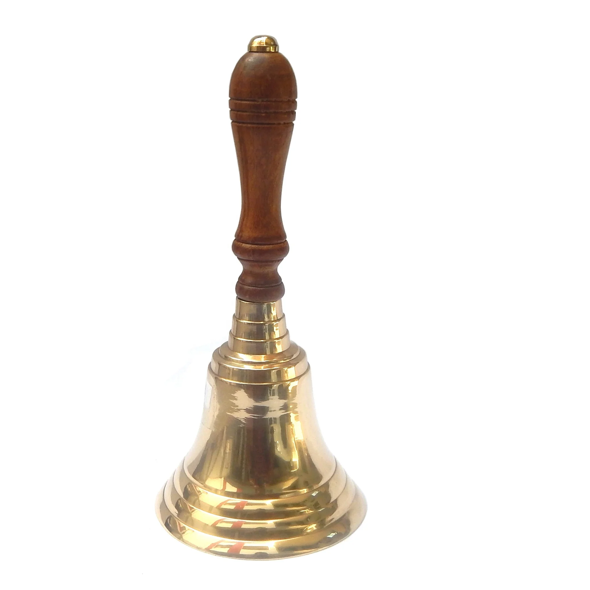Top selling Modern Design Brass antique Ship  Table Bell High quality  Dinner Bell solid brass school bell