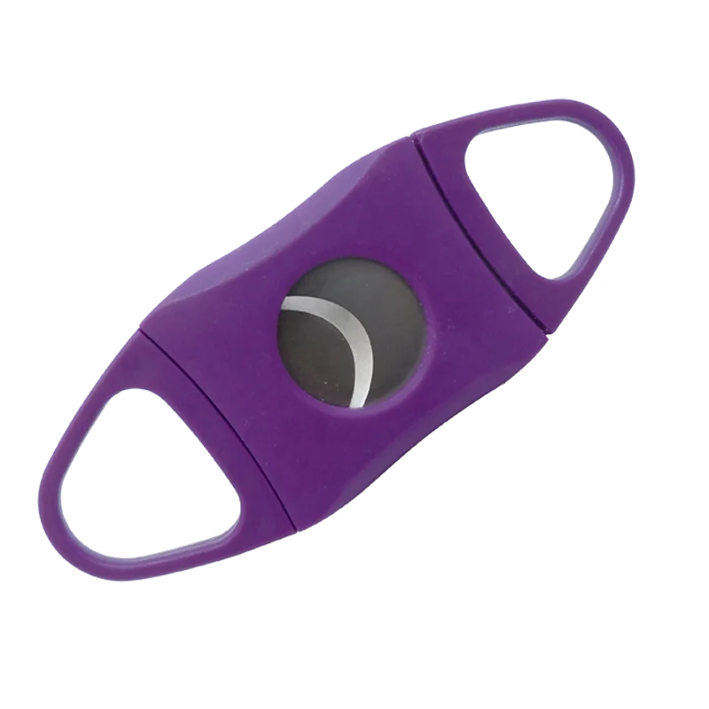 Hot Selling Good Quality Plastic Double Blades Double Grips Cigar Cutter