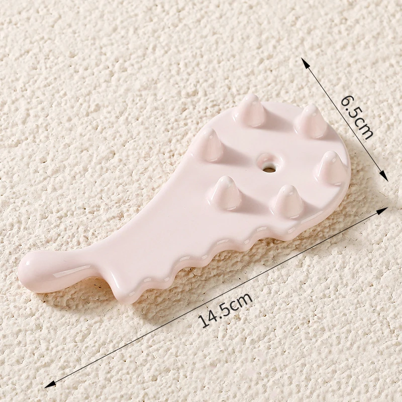 Ceramic Gua Sha Board Facial Eye Massager Facial Leg Cervical Vertebra Pressing Massage Stone For Guasha Massage Faciales Tool