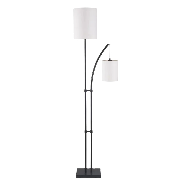 Luxury Design Lamp Best in category Modern White LED Floor standing Lamp fabric long lasting floor lamp elegant for Home