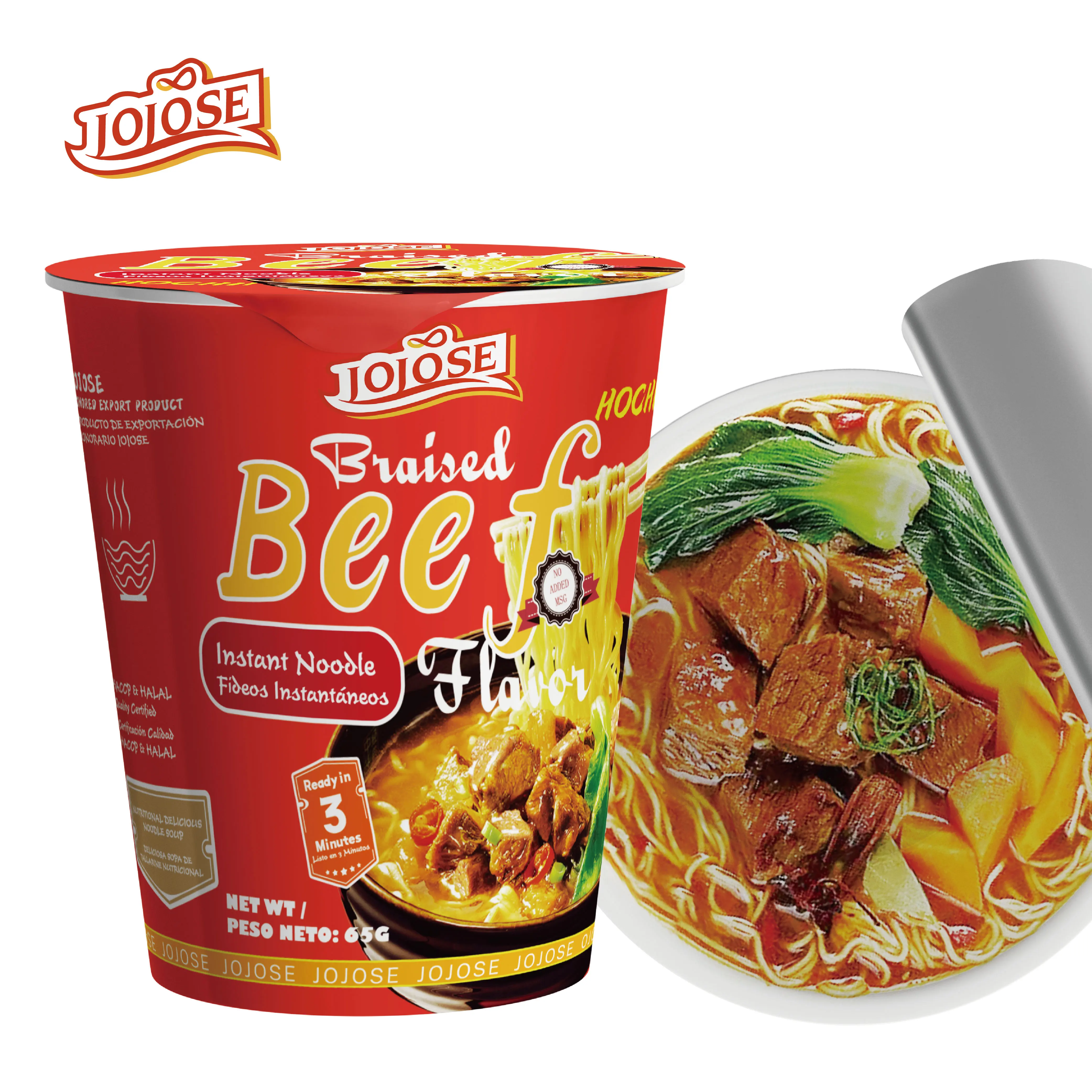 Food And Sweets Can Food Microwaveable Food Packaging Konjac Instant Cup Noodles