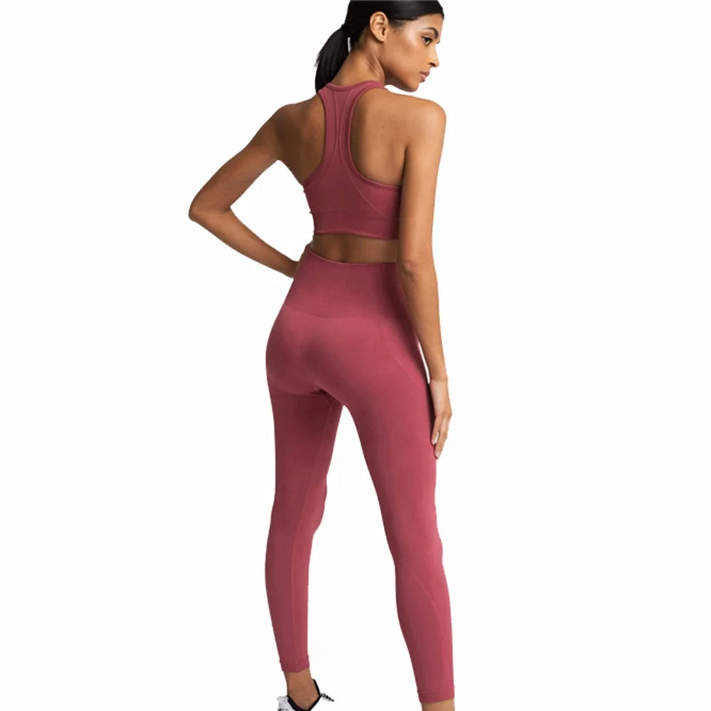 Women Yoga Set Gym Suit Sports Bra Leggings Fitness Yoga Wears Gym Sets