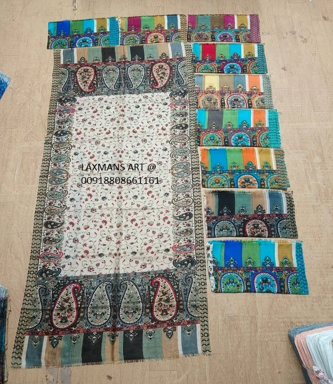 New Silk Made Printed Designer Long Scarves In Mix Color, Prints Wholesale Supplier From India