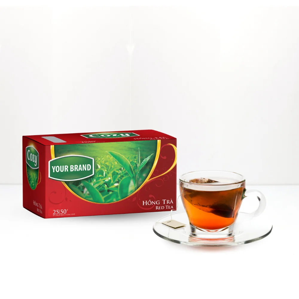Factory Supply Biodegradable Red Tea Bags No Additives Natural Flavor Tea Beverage Tea Export