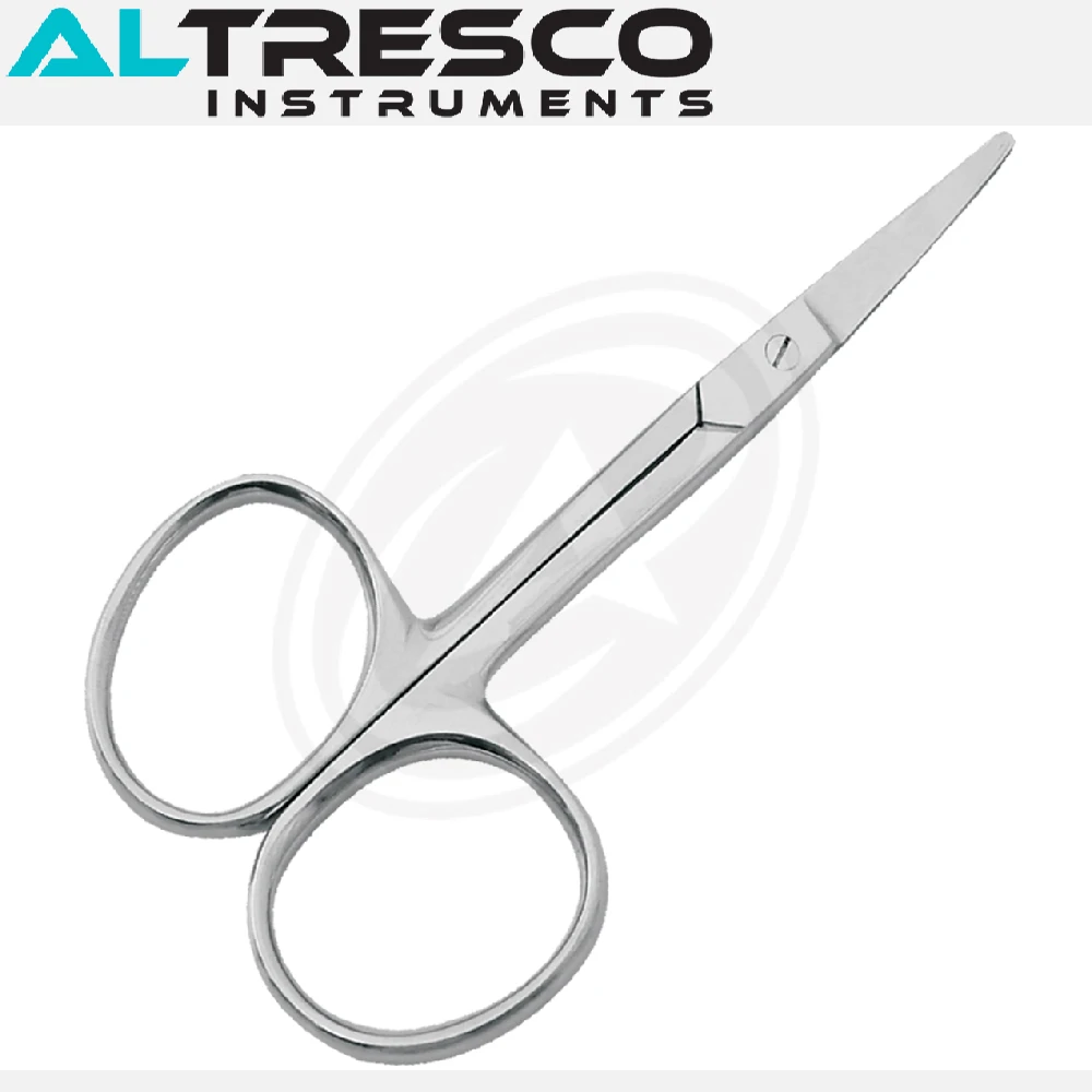 Sewing Embroidery Scissors Stainless Steel Needle Pointed Straight & Curved Blades