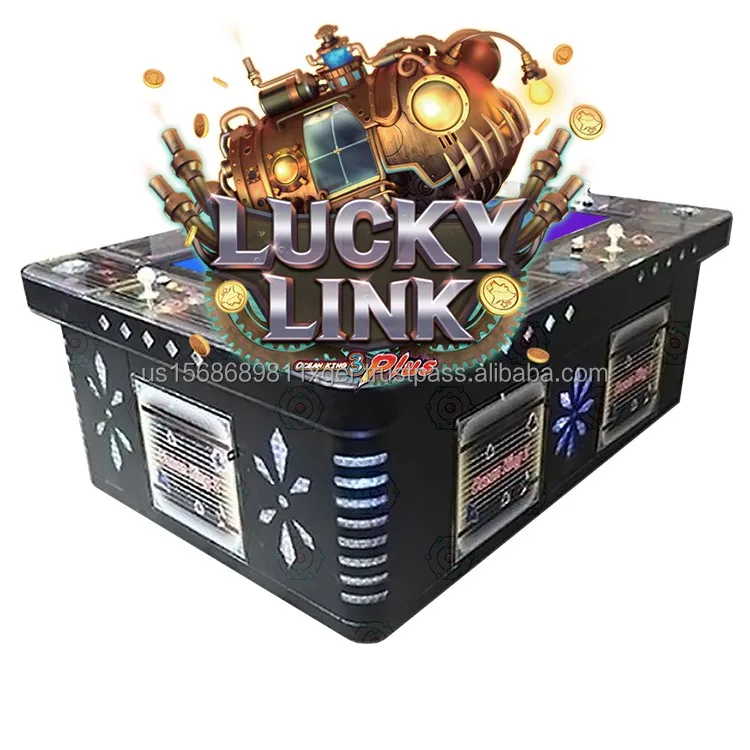 2024 New Innovations 6 Player 55' Monitor Coin Operated Fishing Table Game Machine Lucky Link