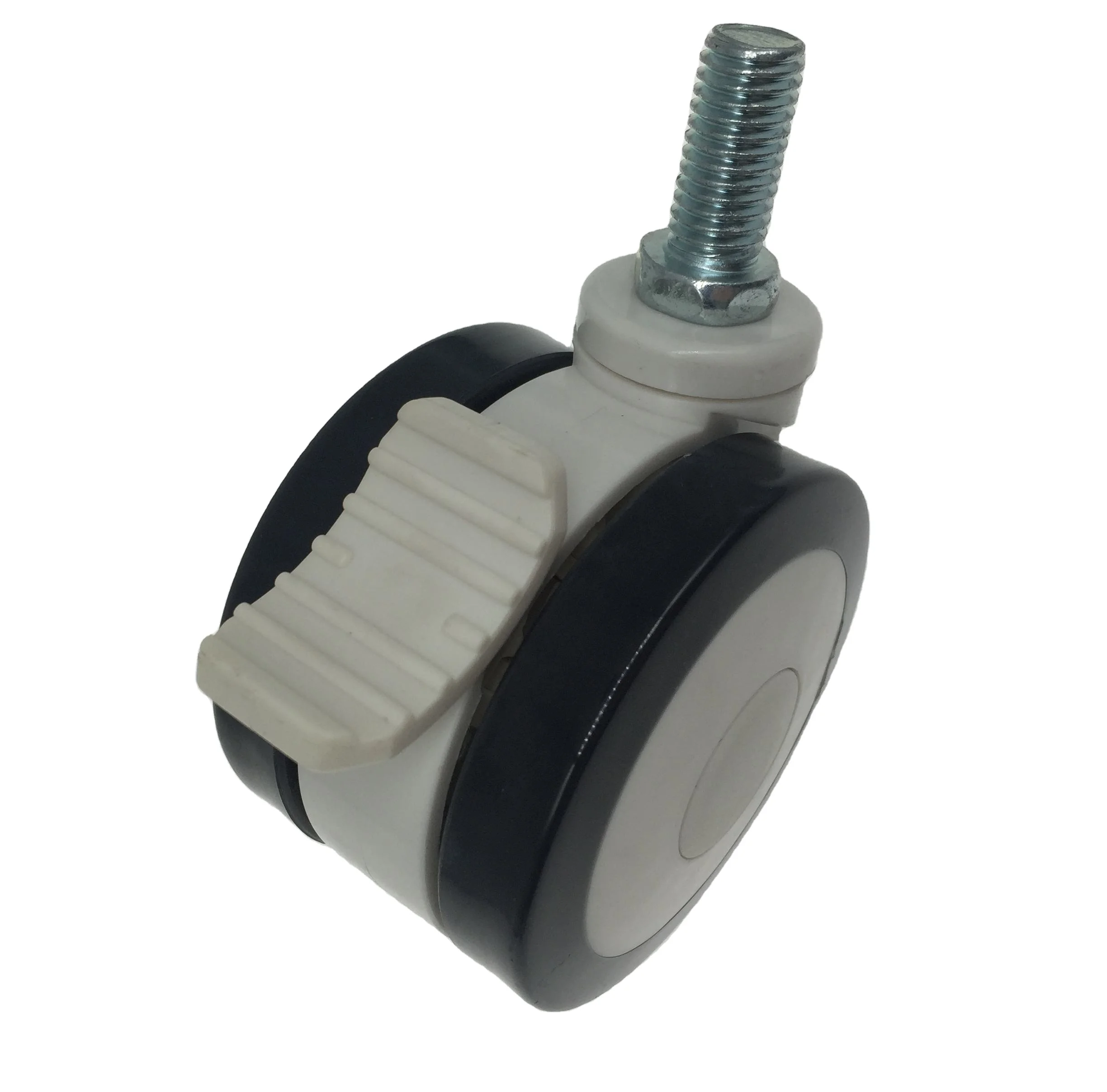 Hot-sale2 Inch Light Duty Castor Bright Silver Load Capacity 150kg Furniture Medical Caster Wheels from Viet Nam