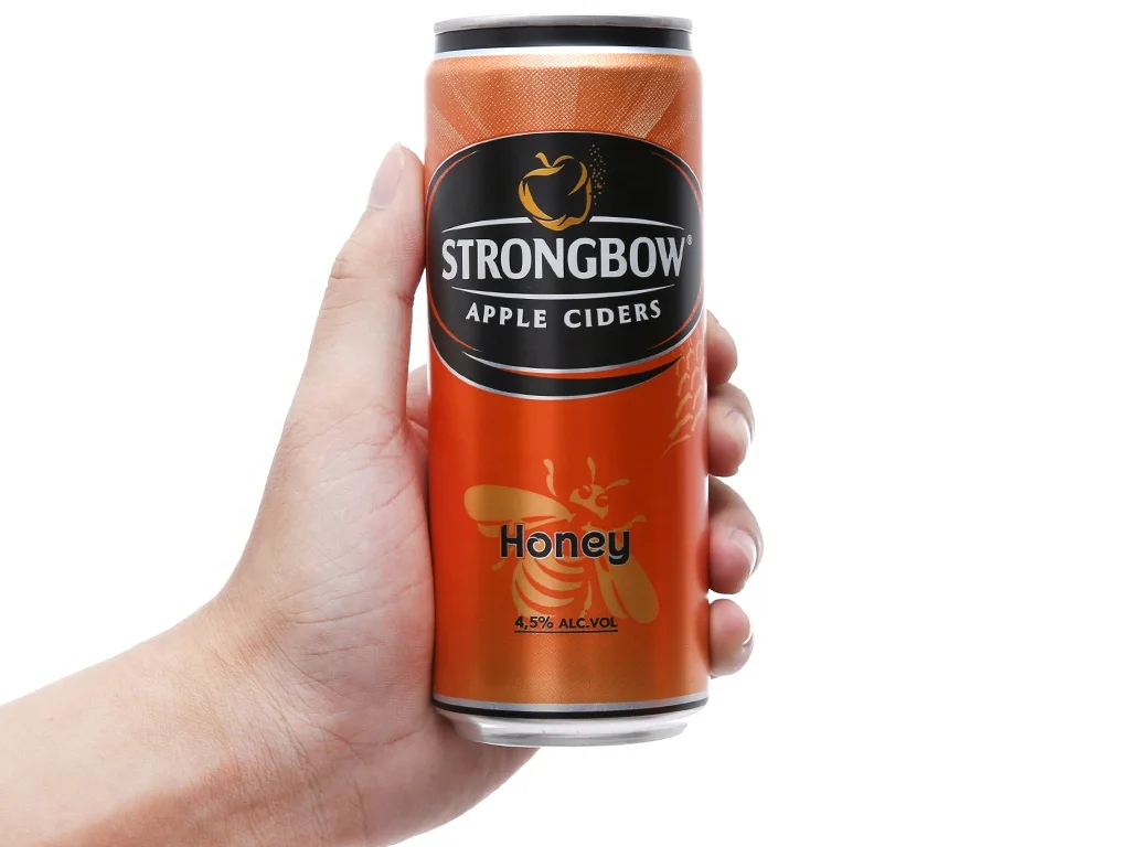 [HAMY.VN] STRONGBOW, вкус яблочного сидра, медовый, 330 мл
