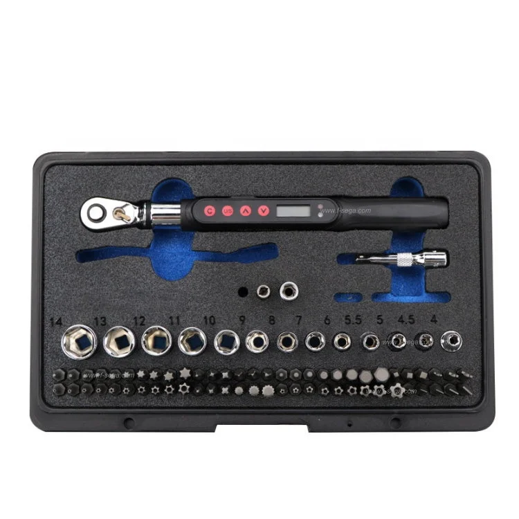 77 Pc, 6.35 Hex.( F ) Mini Digital Torque Screwdriver Tool Set