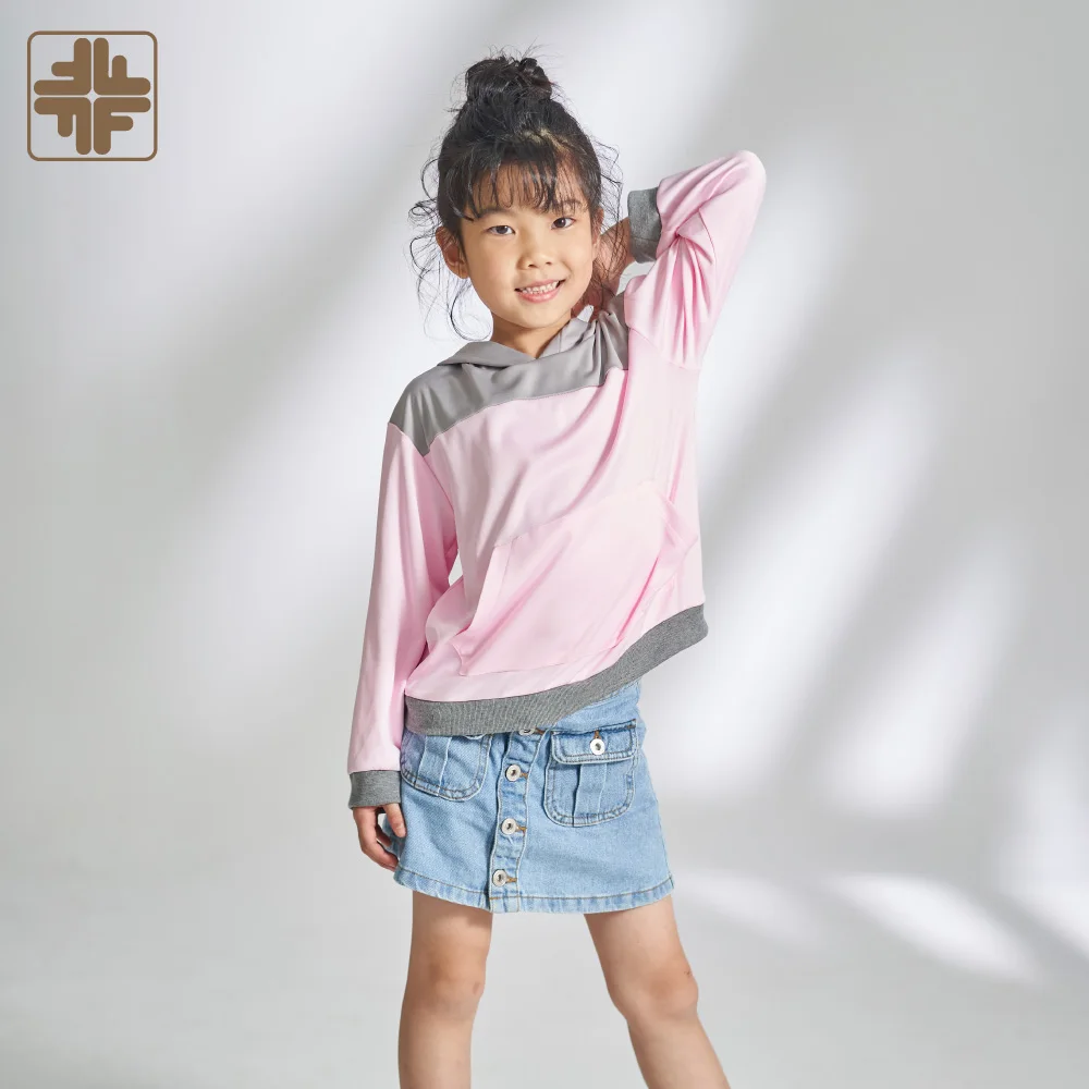 ODM OEM customized branded hoody eco friendly t-shirt for girls