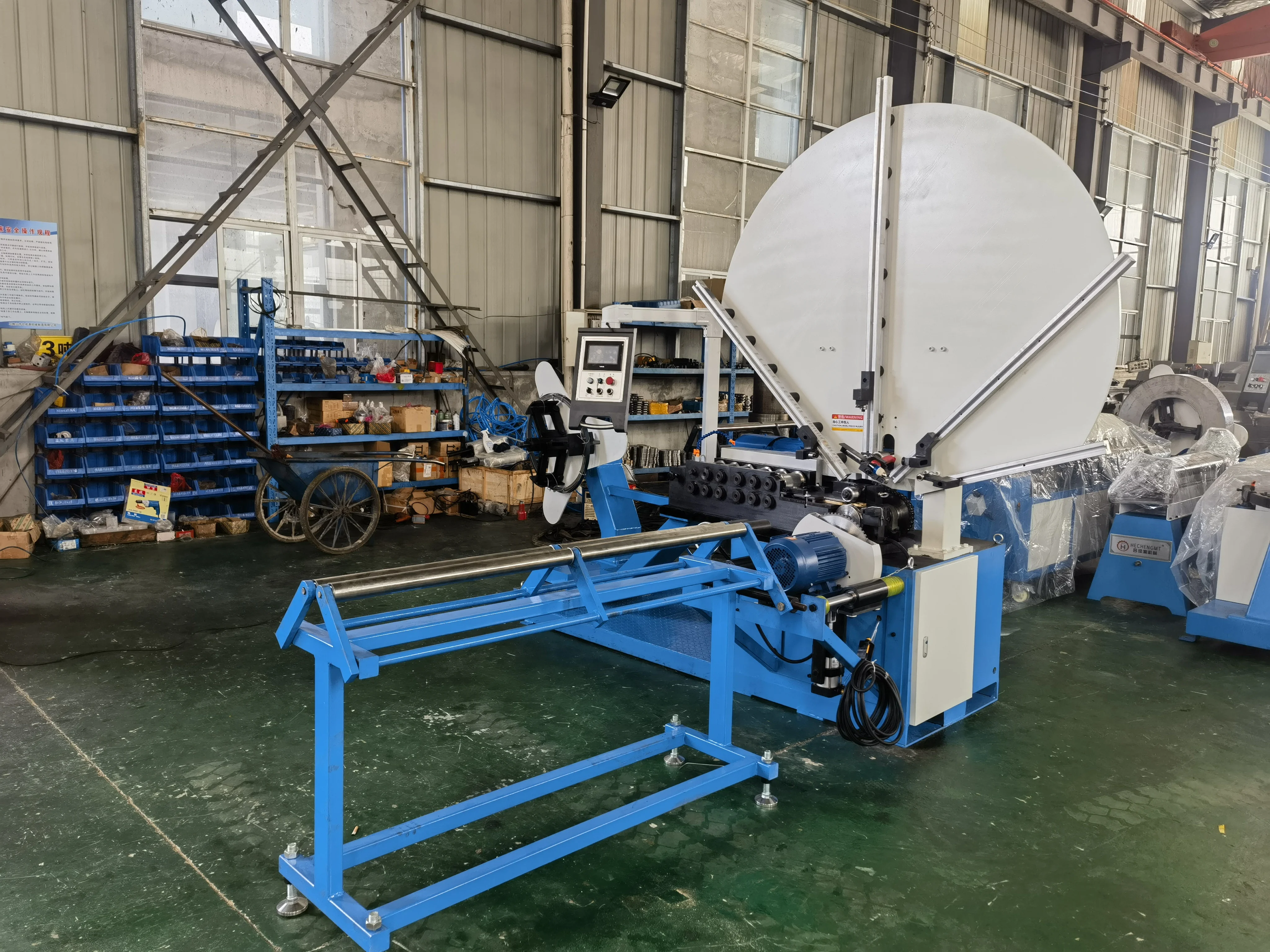 High Quality Widely Used HCY-1.5 Spiral Duct Manufacture Line Round Duct Production Machine For Sale