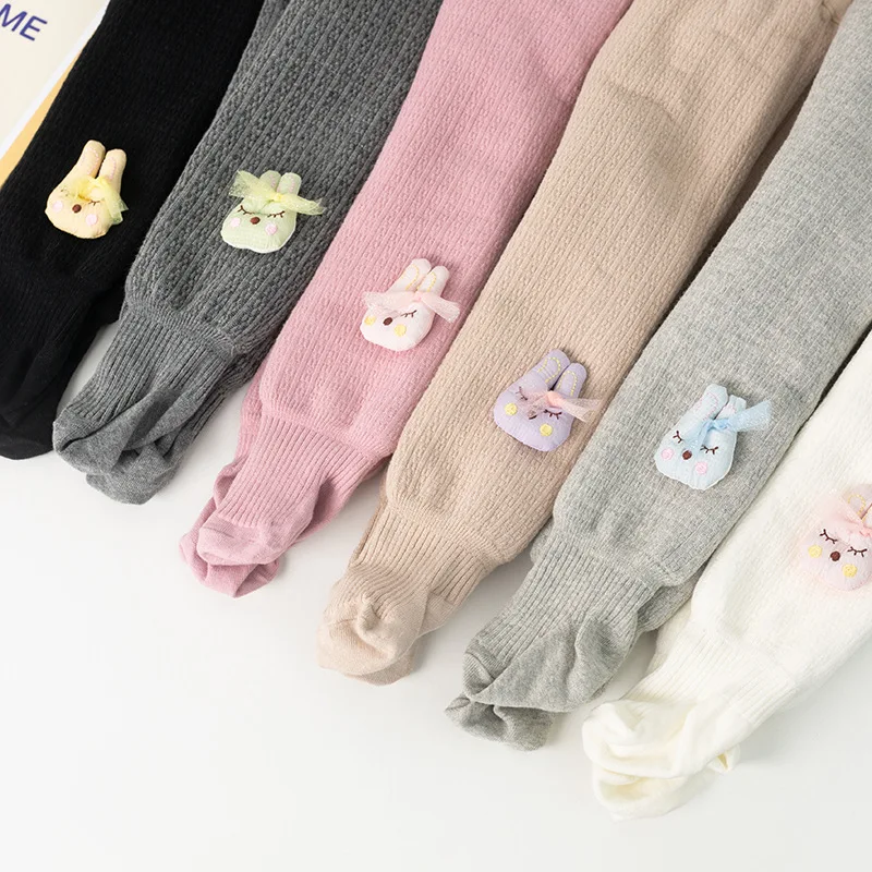 Hot Selling Winter Super Thick Warm Cloud Velvet Fuzzy Fluffy Kids Pantyhose Cute Animals Doll Thermal Baby Kids Pantyhose