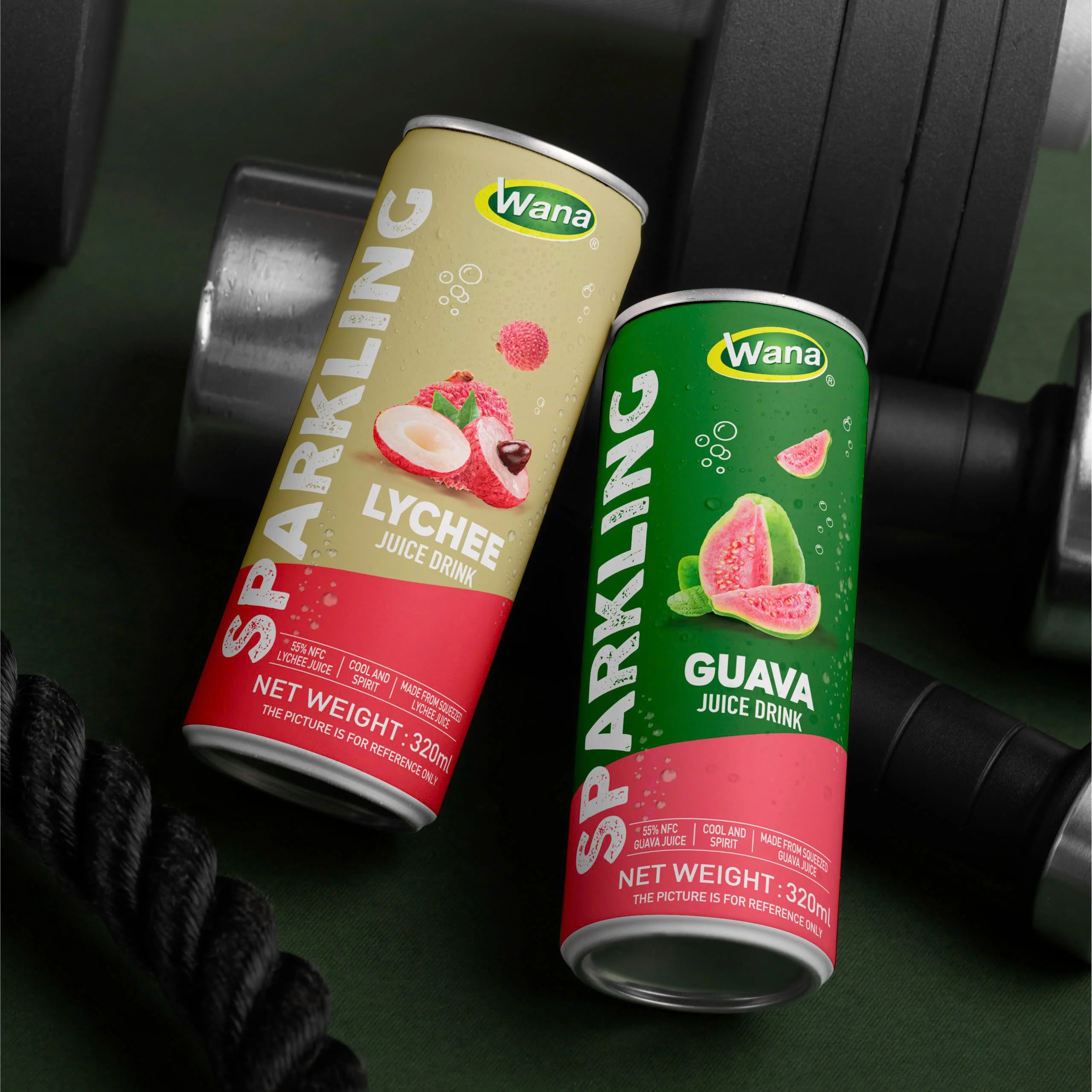 Wholesaler OEM Sparkling Lychee Juice Drink 320ml Alu Can from Vietnam Beverage Manufacturer Fruit & Vegetable Juice