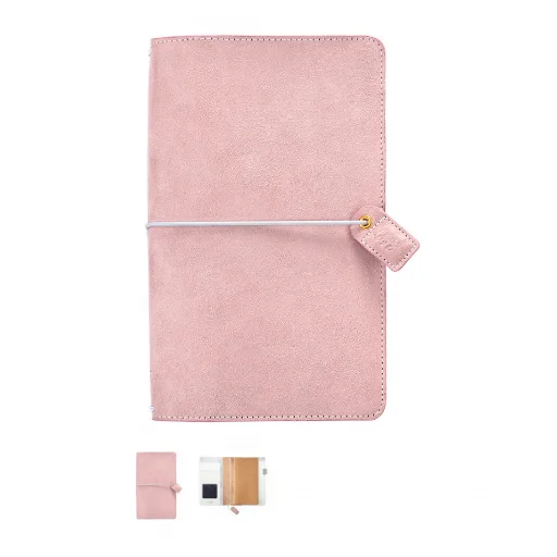 Wholesale Travel Business A5 A6 A7 Cute Pu Leather Notebook A7 With Booklet inserts