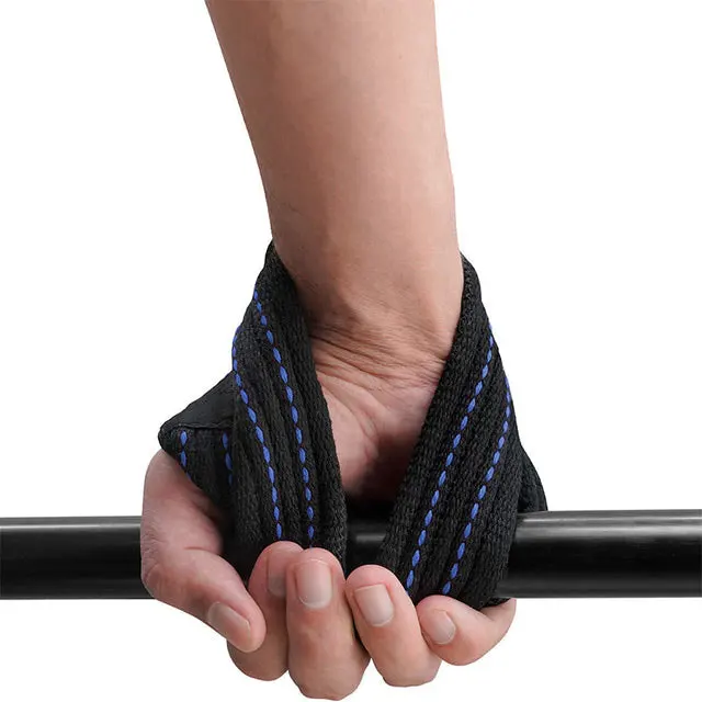 Bodybuilding Exercises Figure 8 Weight Lifting Straps Heavy Duty Gym Workout Straps Accept Custom Logo and Design