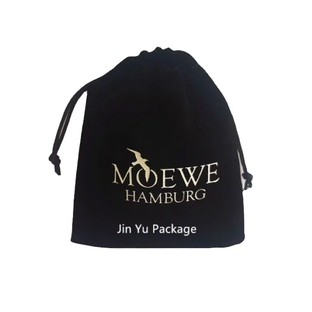 Wholesale Customized Logo Small Velvet Drawstring Gift Bags Jewelry Bags Pouches For Jewelry Packing