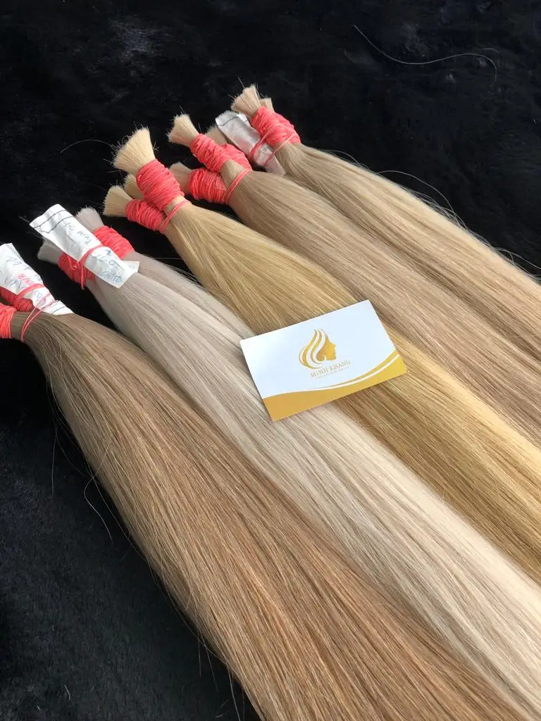 Top Quality Hair Bulk Unprocessed Virgin Human Hair 1-3 years Duration Russian Hair With The Wholesale Price List
