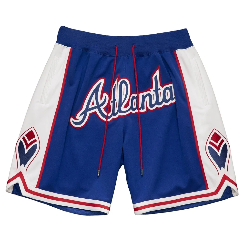 Wholesale 100% High Quality Cheap Price Custom Made Hip Hop Embroidery Mesh Basketball Retro Shorts With Logo Custom Shorts