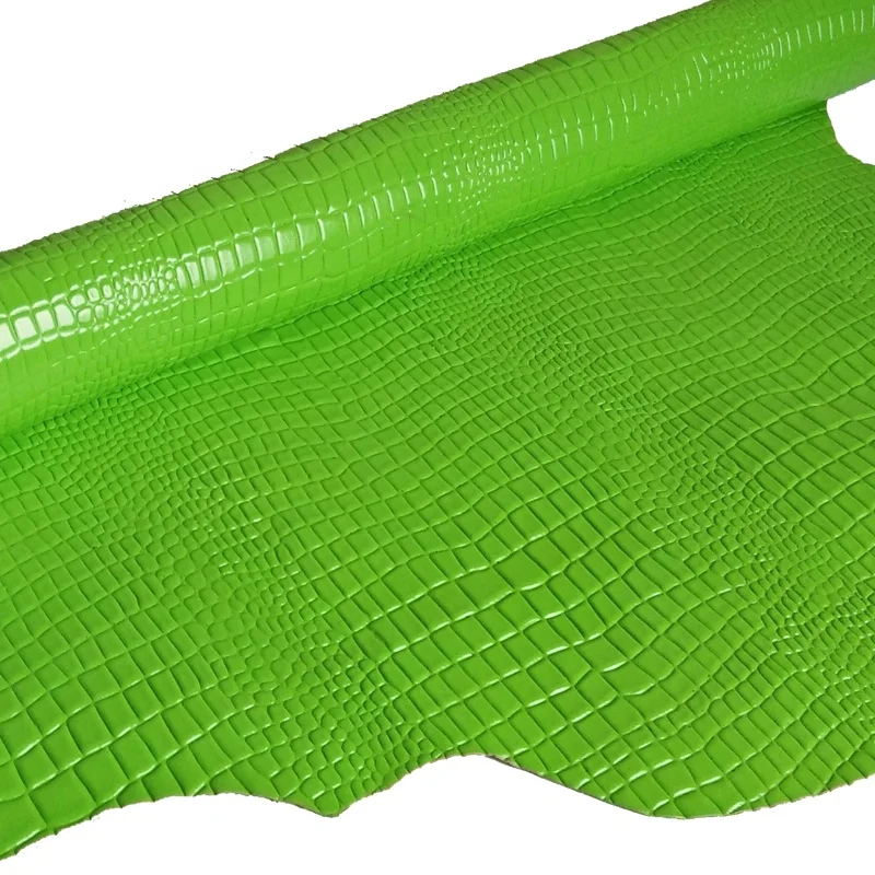 Goat Emboss color Green for shoes