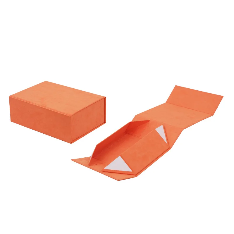 Customized Logo Luxury Cardboard Collapsible Folding Rigid Clothes Wig Packaging Magnetic Closure Large Velvet Gift Boxes