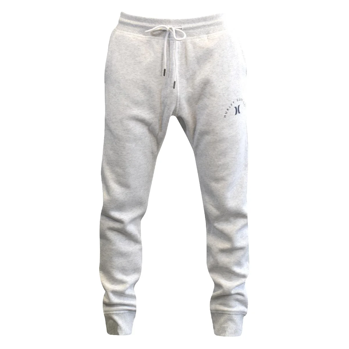 Мужские флисовые брюки Hurley, белые зауженные брюки