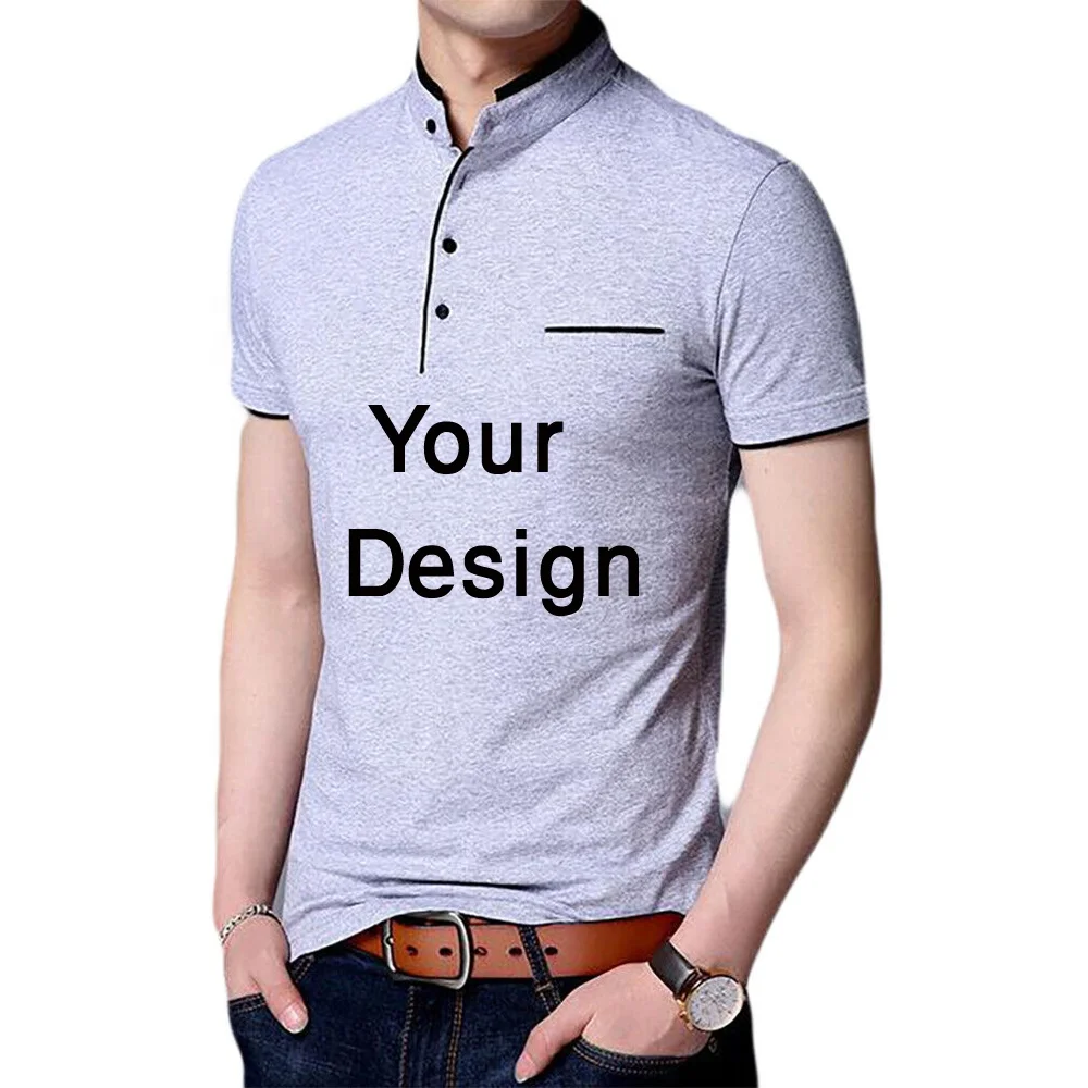Fashionable dress For Men Clothes High Quality Wholesale Custom Certified Organic Cotton shirts Top Quality Design polo shirt