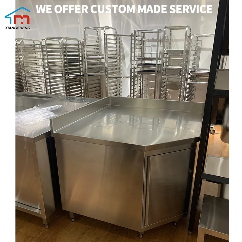 Commercial Kitchen Food Grade Stainless Steel Work Table With Undershelf