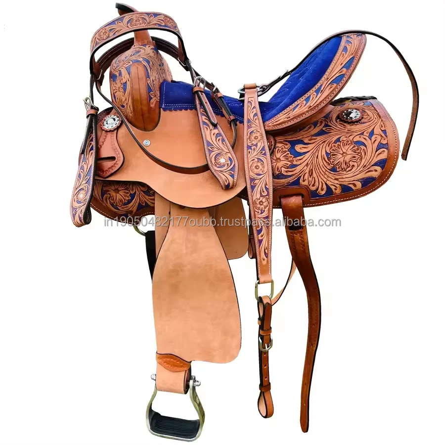 Handmade 100% Cow Leather English Saddle & Tack Set Exclusive Quality Western Horse Gear Direct from India Manufacturer