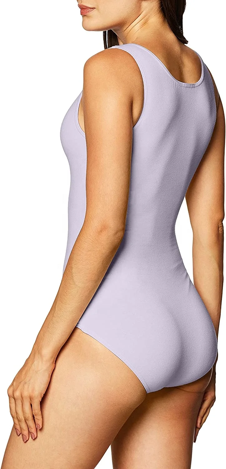 Оптовая продажа OEM женский купальник с высоким воротником на заказ боди рубашки для взрослых балетное женское трико