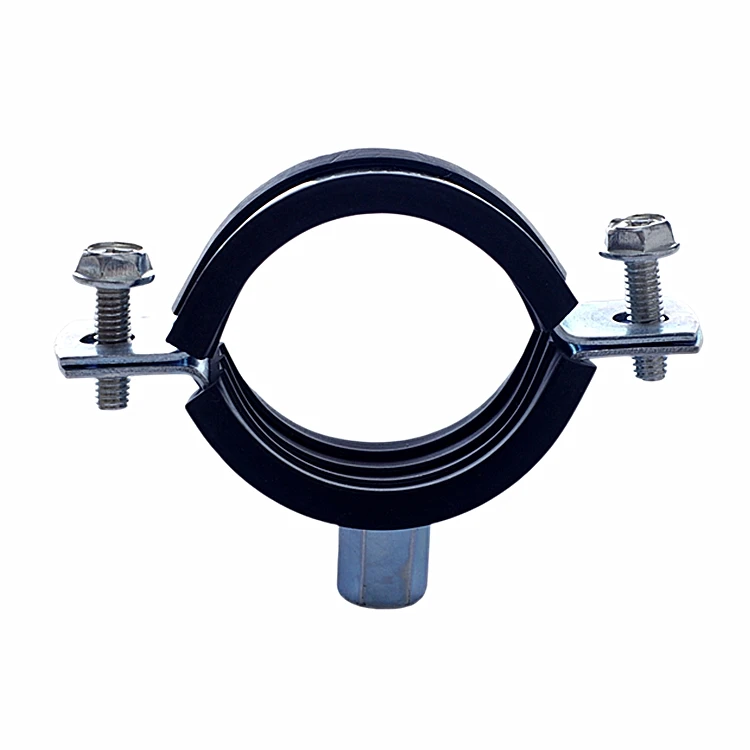 Reinforced rib heavy duty metal W1 pipe hanging aligne pipe clamp