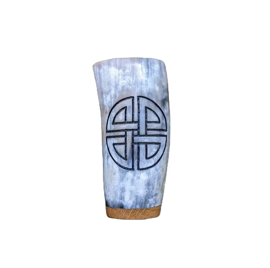 Handmade Viking Drinking Horn New Model Design Best Polished Drinking Horn at Wholesale Price from Manufacturer Supply