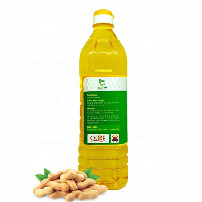 Vietnam 100% natural peanut virgin oil 1l nutrient rich product with cheap price