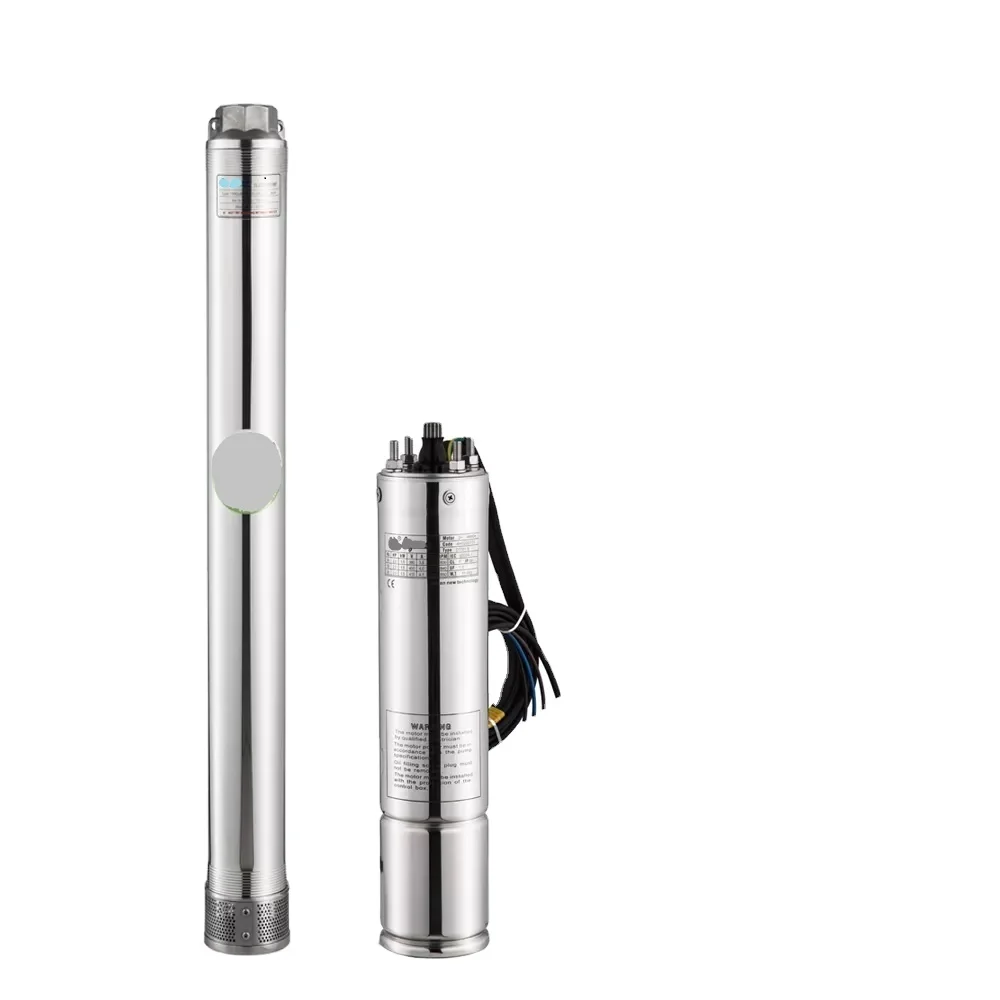 Factory Direct Sale Premium Quality 4 Inch stainless Steel SS 304  Electrical  Submersible Water Pump