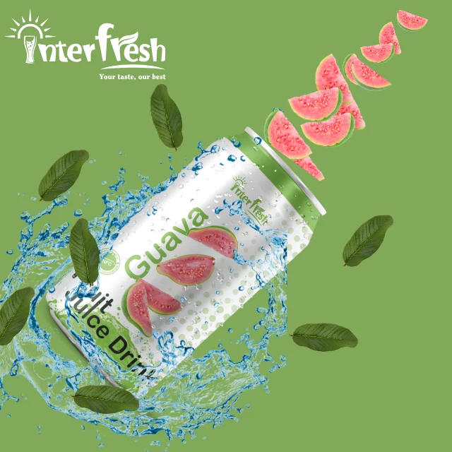 Guava Fruit Juice  Healthy and Fresh Soft Drink Manufacture OEM in Private Label Top Products 320ml
