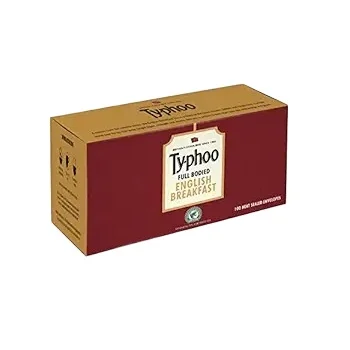Конверт для завтрака Typhoo 100 чайных пакетиков чайный пакетик на заказ упаковка с нитками и печатным конвертом по индивидуальному заказу