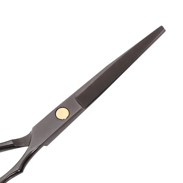 Профессиональные ножницы для стрижки волос с пользовательским логотипом Amazon оптовые цены ручка из нержавеющей стали и прямой кончик лезвия